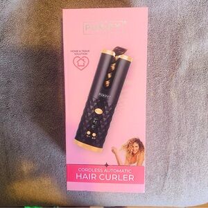 NWT Purify Cordless Automatic Hair Curler USB Charging Home & Travel Solution